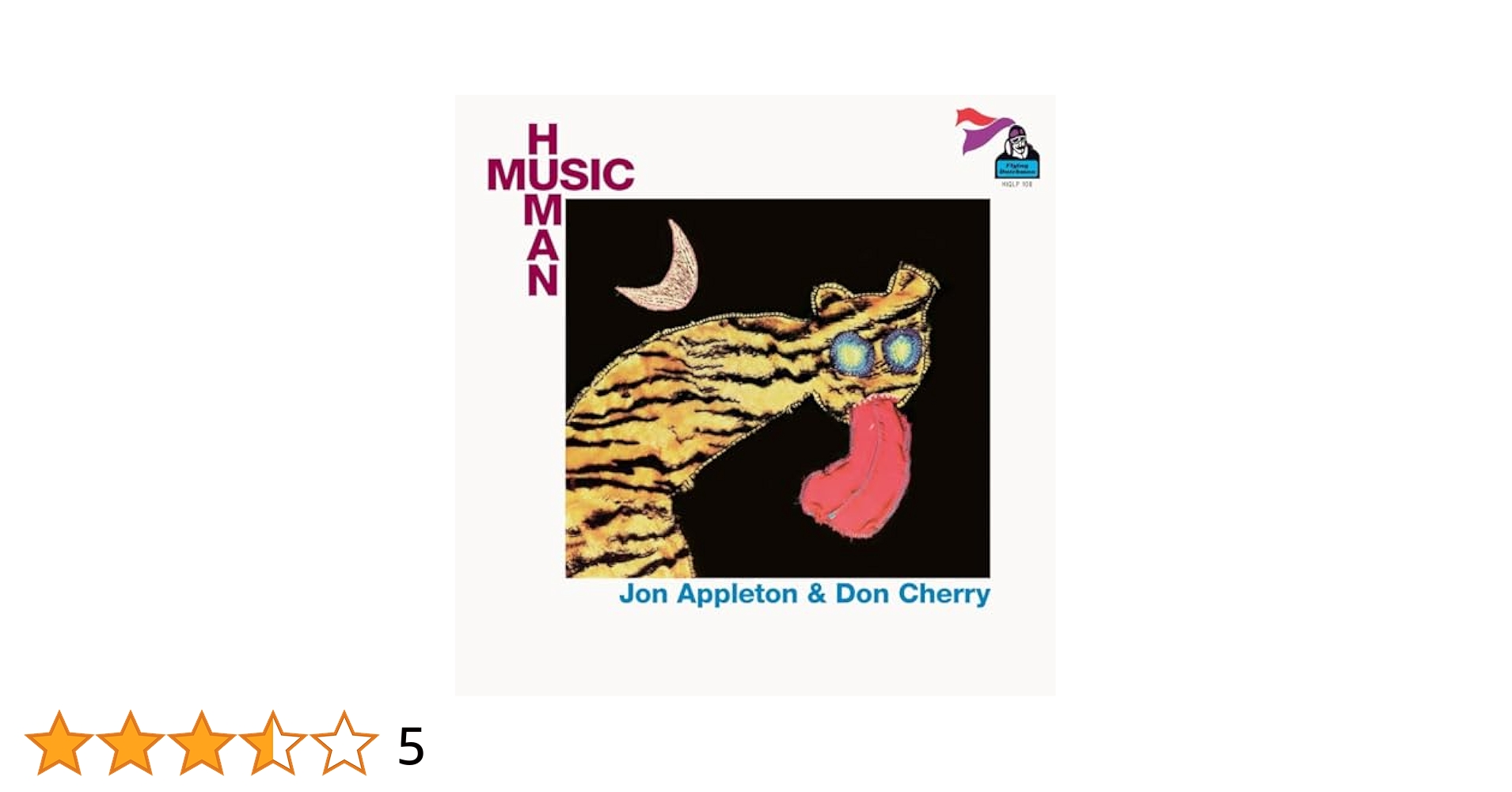 洋楽 Jon Appleton & Don Cherry - Human Music Jon Appleton & Don Cherry – Human Music – Vinyl (LP, Album +